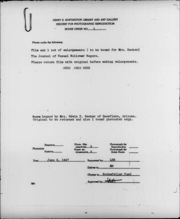 Diary and autobiography of Samuel Hollister Rogers [microform] : approximately 1843-1885