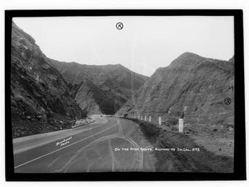 On the Ridge Route, Highway 99, So. Cal