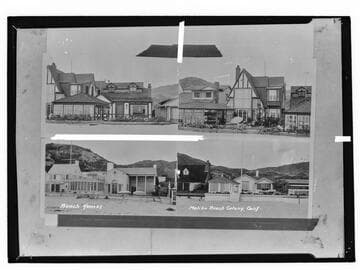 Beach homes, Malibu Beach Colony, Calif