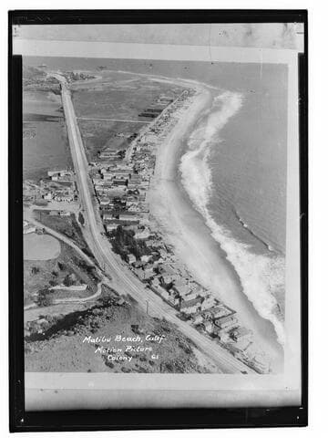 Malibu Beach, Calif. Motion Picture Colony