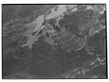 Aerial view of the Hollywood Bowl