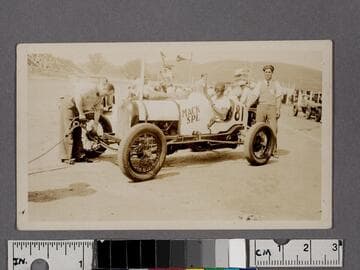 Race car at Legion Ascot Speedway, Los Angeles