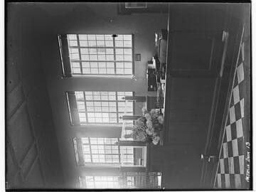 Desk in First National Bank, Artesia, California