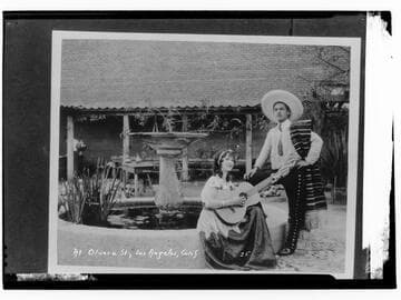 At Olvera St., Los Angeles, Calif