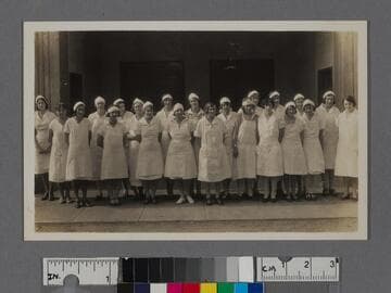 Female employees at Soldier's Home in West Los Angeles