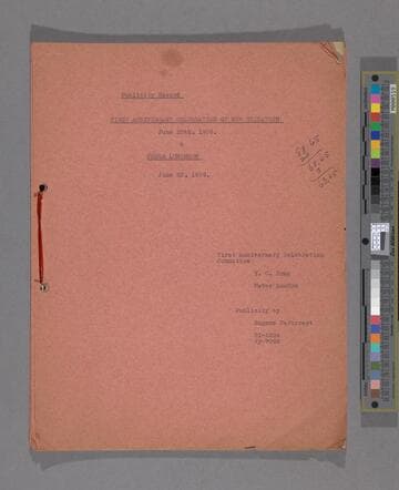 Publicity Record / First anniversary celebration of New Chinatown, June 25th, 1939. / Press Luncheon, June 22, 1939