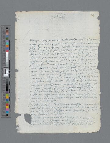 Jerónimo de Loaysa, Bishop of Lima, letter to Gonzalo Pizarro