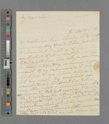 Hannah More. Letter to Dr. Lovell