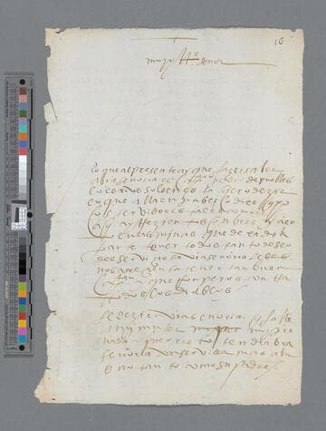 Mateo Ramirez letter to Gonzalo Pizarro