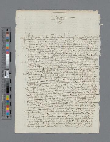 Gonzalo Pizarro letter to Manuel de Estacio