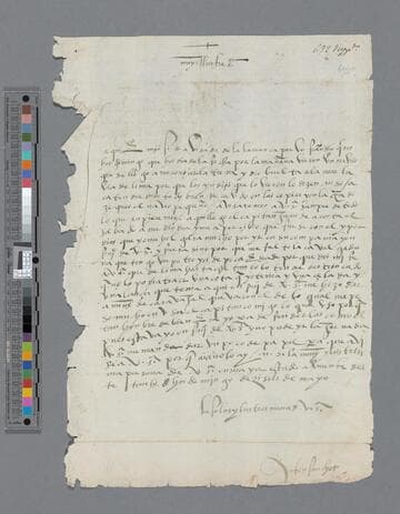 Antón Sanchez letter to Gonzalo Pizarro