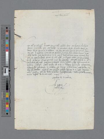 Gaspar Carvajal letter to Gonzalo Pizarro