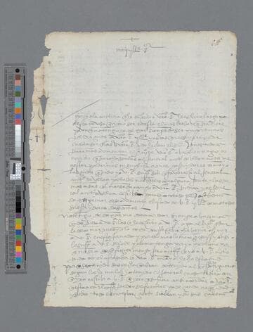 Rodrigo Niño letter to Gonzalo Pizarro
