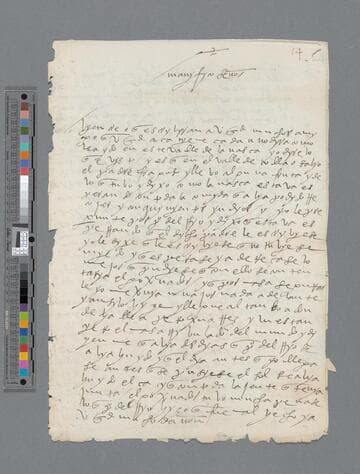 Diego Martin letter to García de Salcedo