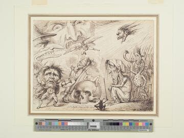 Sheet of Grotesque Studies