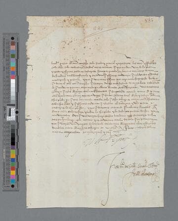Carlos V, Emperor of Germany and King of Spain, document to Pedro de la Gasca, Bishop: Royal Decree regarding silver from Peru…