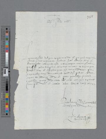 Alonso de Santana letter to Gonzalo Pizarro