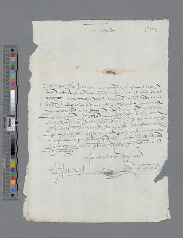 Cristóbal Beltran, and others, letter to Gonzalo Pizarro
