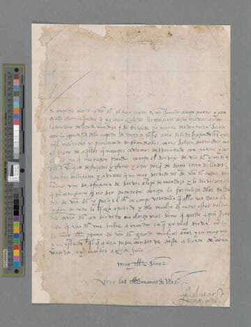 Baltasar Vazquez de Cepeda letter to Gonzalo Pizarro
