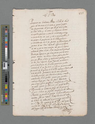 Carlos V, Emperor of Germany and King of Spain, copy of document to Pedro de la Gasca, Bishop
