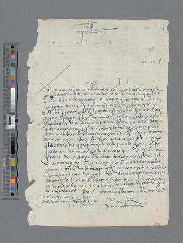 Martín de Bermeo letter to Gonzalo Pizarro