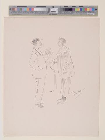 Clown and Two Figures