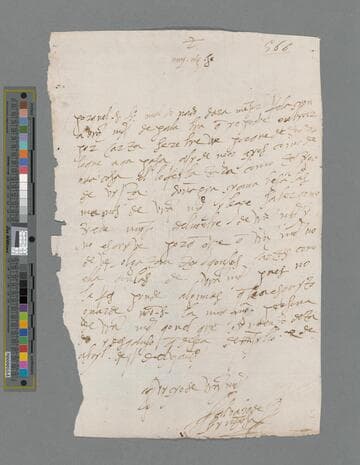 Alvaro de Hinojosa letter to Gonzalo Pizarro