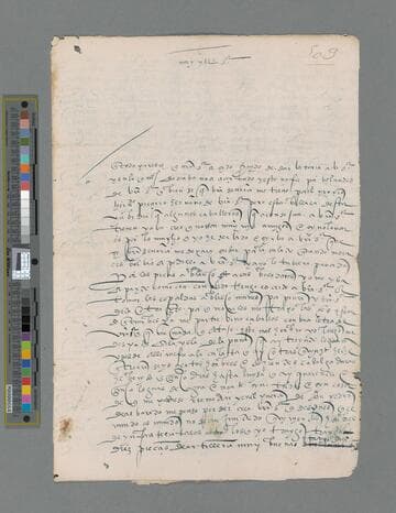 Hernando Bachicao letter to Gonzalo Pizarro
