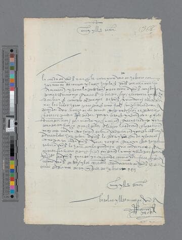 Martín Prieto letter to Gonzalo Pizarro