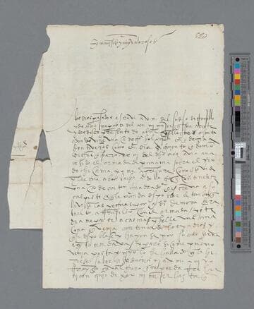 Andrés Núñez Daza letter to Gonzalo Pizarro