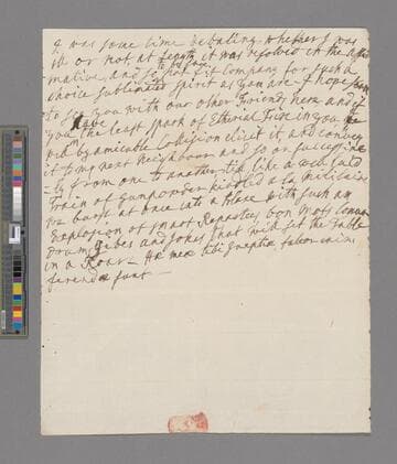 Beauchamp, Richard. Letter to Richard Shackleton