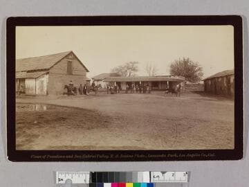 Ranchito, home of Pio Pico, store and adobe buildings