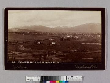 Pasadena from the Raymond Hotel