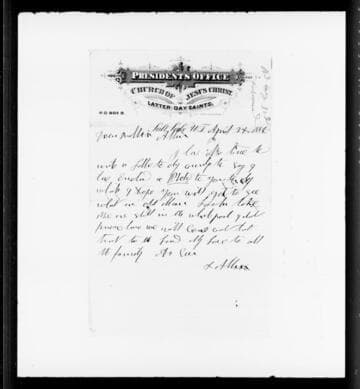 Letters to William Atkin [microform]: 1884-1889