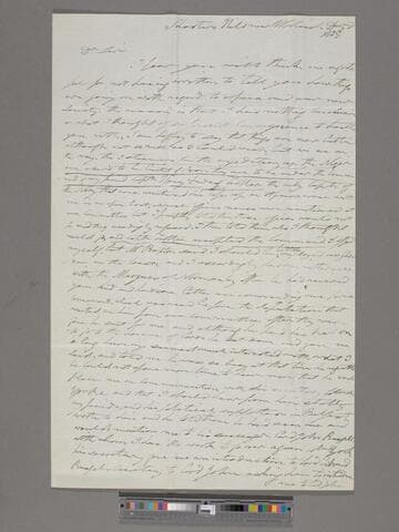 Nicolls, Edward. Letter to Thomas Clarkson