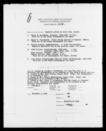 Diary of Moses Franklin Farnsworth [microform] : 1862-1864