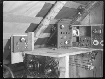 Communications "Radio" shack interior