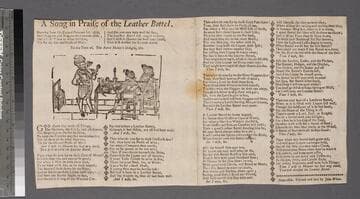 A song in praise of the leather bottel ... To the tune of, The bottel maker's delight, &c