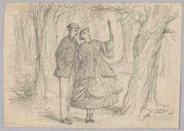 Young Couple Under a Tree