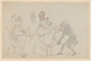 Dr Syntax Kissing a Mule