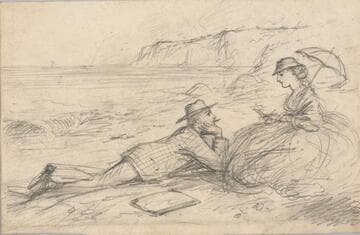 Man and Woman on a Beach
