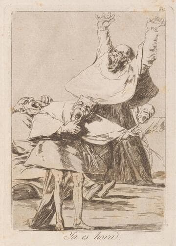 It is time (Ya es hora), Plate 80 from Los Caprichos