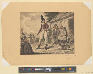 Rustics Alarm'd at the Appearance of a London Buck