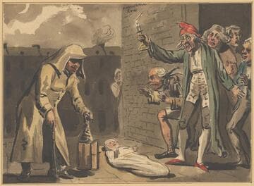 Old Bachelor Alarmed by an Unexpected Present