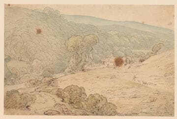 Farm in a Hilly Landscape