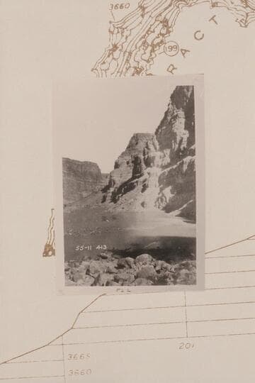 Up Cataract Canyon from Mile 201.1 left bank