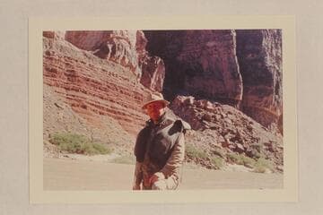 Jim Algar. On trip from Lees Ferry to Bright Angel Creek