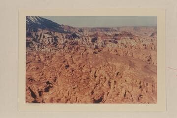 Southwest from Bald Rock Creek to 6069 which is the red butte in upper right center.  Navajo Mountain is upper left.  Cummings Mesa is upper right