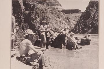 The stop for lunch above Crystal Creek:  Cutler; Sanderson; Beer; Atherton; Desloge