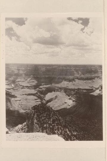 The plateau below Point Sublime where the aviators were stranded in 1944